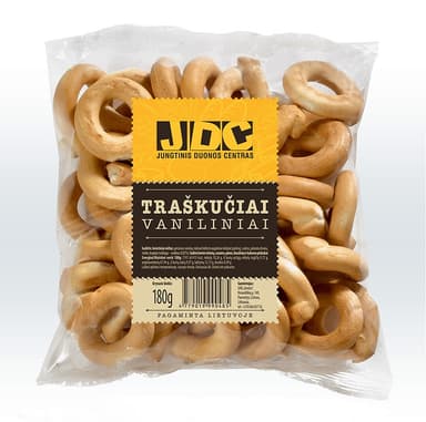 Chips JDC, vanile taste, 180 g