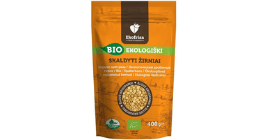 Skaldyti žirniai, ekologiški
