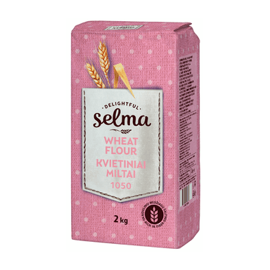 Kvietiniai miltai SELMA, 1050, 2 kg