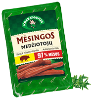 MEATY HUNTER'S hot smoked sausages, 230 g