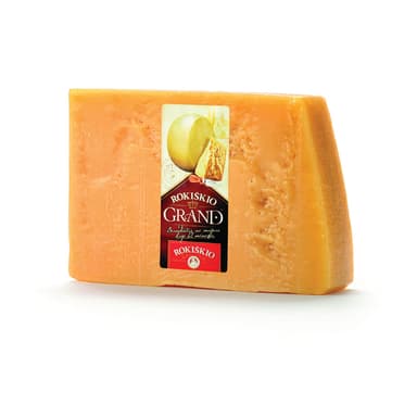 Kietasis sūris ROKIŠKIO GRAND, 37% , 450 g