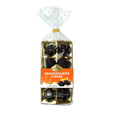 Chocolate Stars with Orange Liqueur
