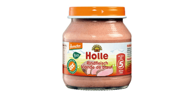Beef puree for babies from 4 months, biodynamic