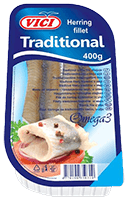 Tradicinė silkių filė VIČI aliejuje, 400 g