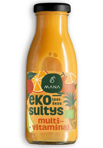Multivitaminų sultys MANA ekologiškos, 0,75 l LT-EKO-001