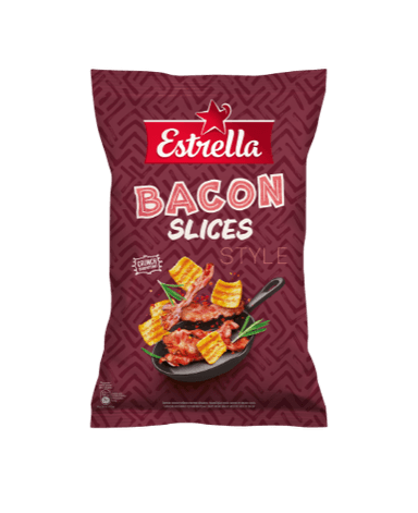 Kvietiniai traškučiai ESTRELLA, šoninės skonio,110 g