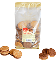 Cookies with chocolate-flavored filling DVYNUKAI, 500 g