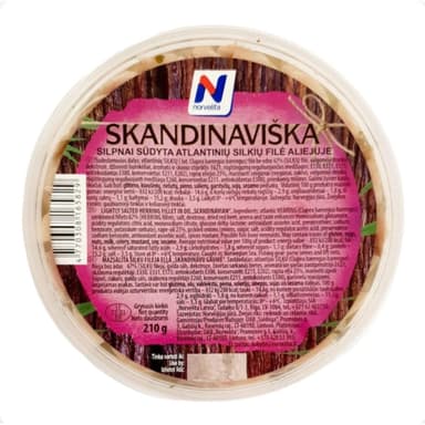 Silkių filė, SKANDINAVIŠKA, 210 g