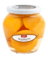 Peach halves in light syrup VERA, 560 g