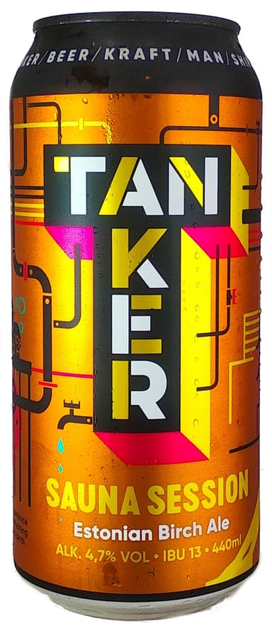 Beer TANKER , Sauna session 0,5l , 4,7%