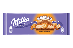 Milk chocolate MILKA TOFFEE WHOLENUT, 300 g