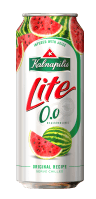 Lite non-alcoholic beer cocktail with watermelon flavor, 0.5l