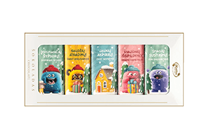 Milk Chocolate Set BUMCIŲ LINKĖJIMAI! 90g