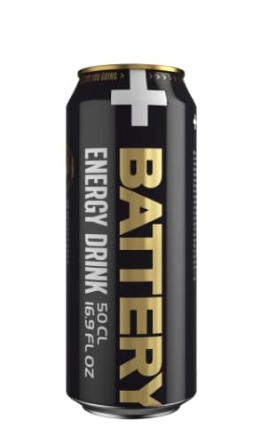 Energy drink BATTERY +, 0,5 l