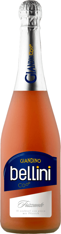 Aromatizuotas vyno kokteilis, GIANDINO BELLINI CON PESCA, 5,5%, 0,75 l