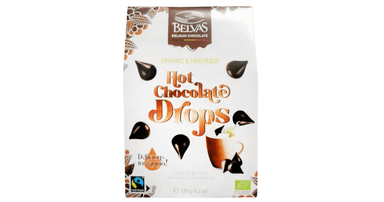 Organic hot chocolate drops