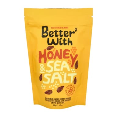 Migdolai su medumi ir jūros druska HONEY AND SEA SALT