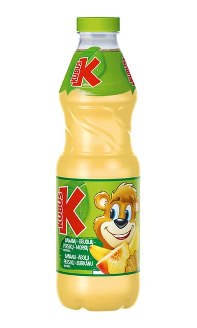 Nectar, KUBUŠ, banana, apple, peach flavor, 0.85l. PET