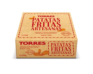 Bulvių traškučiai TORRES, Artesanas, dėžėje, 300g