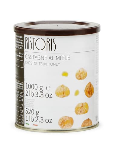 Chestnuts in honey RISTORIS, 1 kg / 0,52 kg