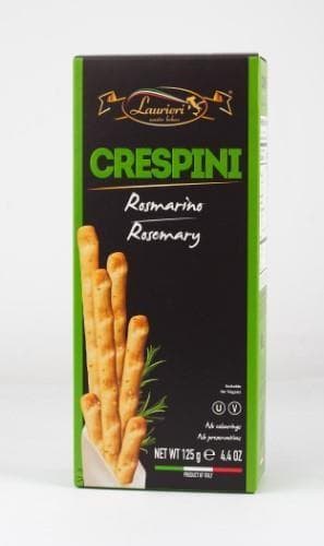 Bread sticks grissini LAURIERI, with rosemary, 125 g