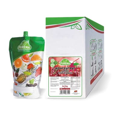 Cherry apple drink concentrate, PURENA, 30%, 5,2:0,8, 1 kg