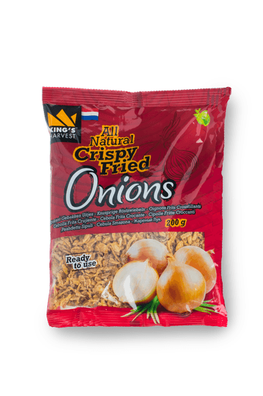 Traškūs, kepinti svogūnai WING'S HARVEST, 200 g