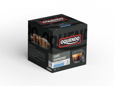 Coffee capsules OQUENDO, DG Espresso Decaffeinated, 16 pcs