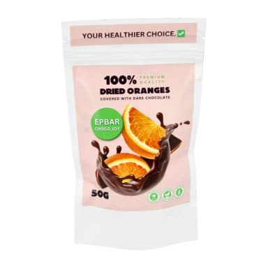 Freeze-dried oranges in dark chocolate CHOCOJOY
