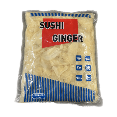 Marinated ginger, white, 1,5 kg / 1 kg