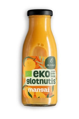 Mangų ir bananų glotnutis MANA ekologiškas, 0,25 l  LT-EKO-001