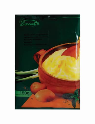 Bulvių košė su grietinėle, SAUDA, maišeliuose, 150 g