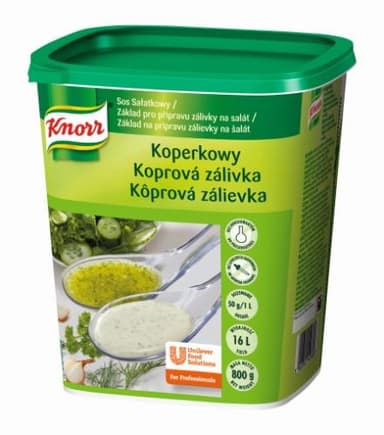 Užpilas salotoms KNORR, krapų skonio, 0,8 kg