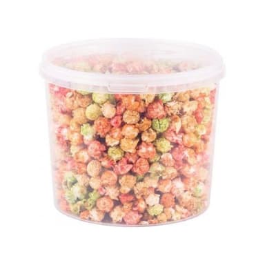 POPHOUSE sweet popcorn, colored, 450 g