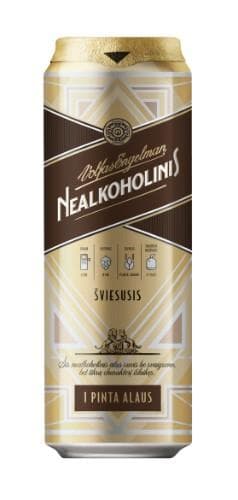 Beer, VOLFAS ENGELMAN, alcohol free, 0,5 L