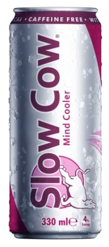 Gazuotas gėrimas SLOW COW, su augaliniais ekstraktais, 330ml