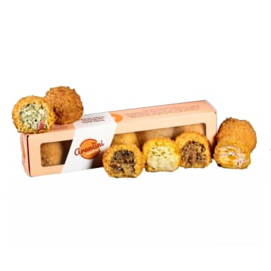 Frozen set of arancini, 5 flavors
