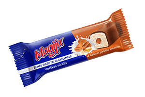MAGIJA cheese curd with peanuts and caramel filling 27% 40g