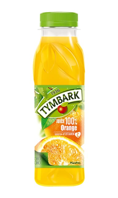 Sultys TYMBARK apelsinų 100 %, 0.3L