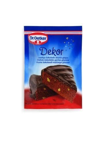Sugar icing DR OETKER, dark chocolate, 100 g