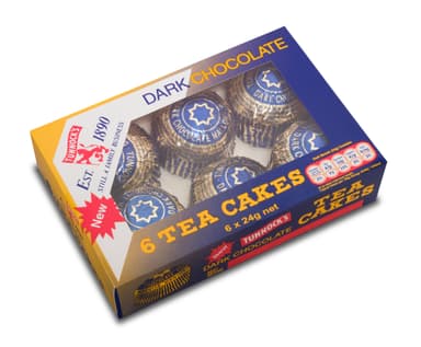 Marshmallows TUNNOCK'S, TEACAKES, with dark chocolate, 144 g