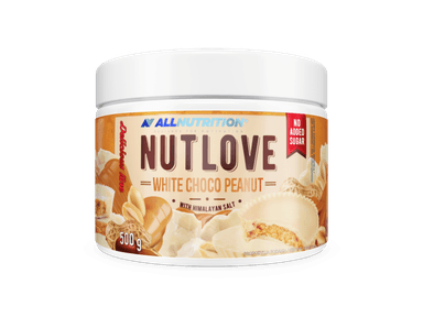 NUTLOVE WHITE CHOCO PEANUT , 500g