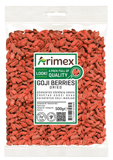 Dried goji berries ARIMEX, 500 g