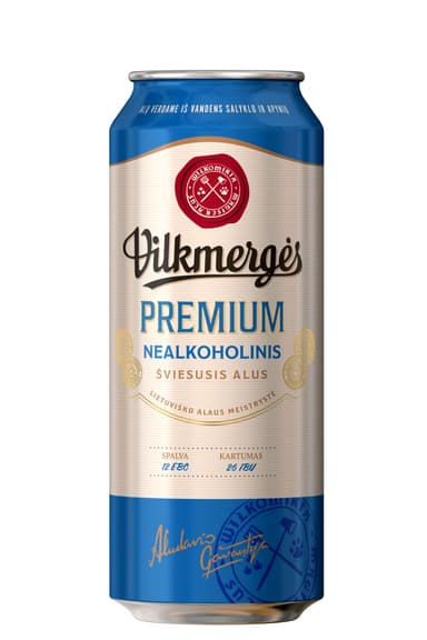 Beer VILKMERGĖS, non-alcoholic, 0,5 l