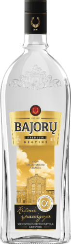 Degtinė BAJORŲ Premium, 40%, 0,7 l