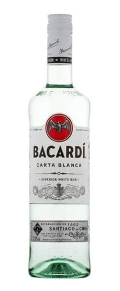 Romas BACARDI Carta Blanca, 37,5%, 0,7 l