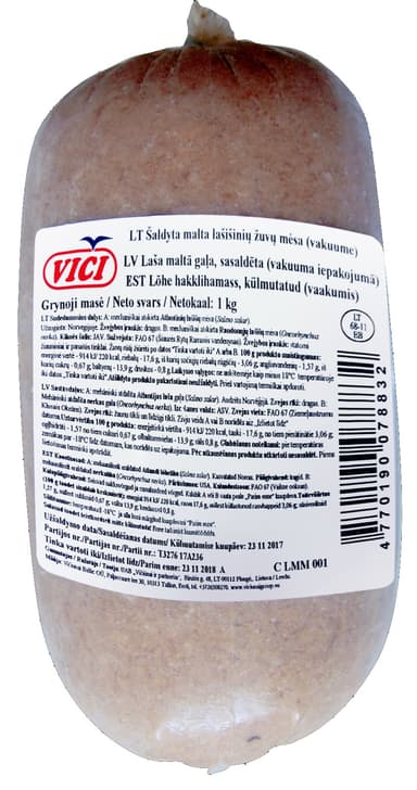 Šaldytas atlantinių lašišų faršas, 1kg