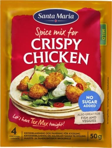 Spicemix SANTA MARIA Crispy Chicken Bites, 50 g