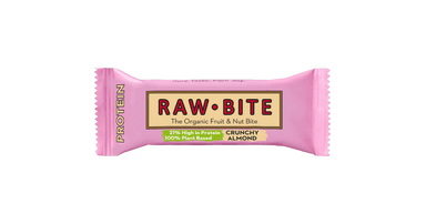Protein bar with crunchy almonds, organic