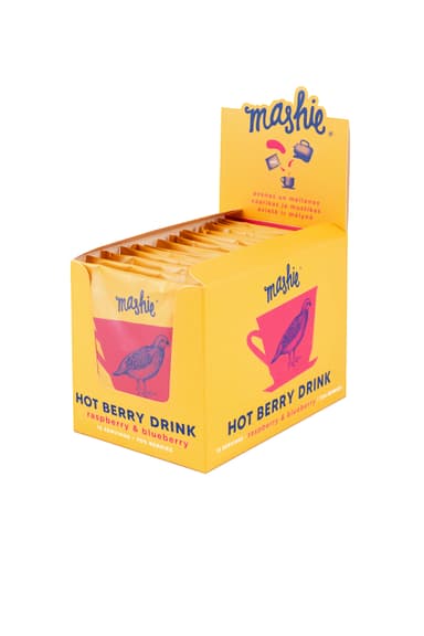 Berry puree MASHIE Original, raspberry and blueberry, 15pcs.